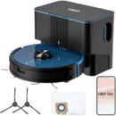 Robot Vacuum L3. 4000Pa Powerful Suction with 90 Day Self-Empty Dock. Silent with 52dB. WiFi/App/Alexa Control. Home Mapping. Ideal for Homes with Pets. Carpets. and Hard Floors