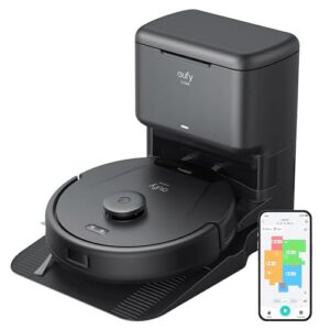 eufy L60 Robot Vacuum with Self Empty Station. Hair Detangling Technology. Up to 60 Days Hands Free Cleaning. 5.000 Pa Suction. Remove Hair. Dust