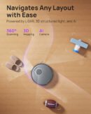 3i P10 Ultra Robot Vacuum and Mop Combo. Extendable Pad for Edge & Corner Mopping. 18000 Pa Suction Deep Cleaning. Auto Hot Water Washing & Drying. Self-Emptying. Self-Refilling. AI Obstacle Avoidance