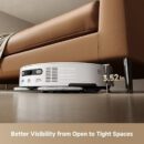 Mova V50 Ultra Complete Robot Vacuum and Mop Self-Cleaning. 24.000 Pa Suction. Liftable Navigation with Obstacle Overcoming and Warm Water Mopping with DuoSolution System Designed for Pets