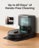 eufy L60 Robot Vacuum with Self Empty Station. Hair Detangling Technology. Up to 60 Days Hands Free Cleaning. 5.000 Pa Suction. Remove Hair. Dust