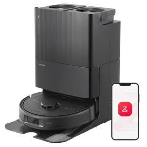 roborock Qrevo S Robot Vacuum and Mop. Self-Drying. Auto Mop Washing. 7000Pa Suction. Self-Emptying & Refilling. 10mm Auto Lifting. 200RPM Spinning Mops. Smart Obstacle Avoidance. Black