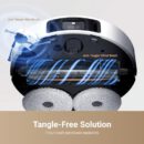 DREAME L40 Ultra Robot Vacuum with Removable & Liftable Mop. Extendable & Liftable SideBrush. 11.000Pa Suction. 149℉ Mop & Washboard Self Cleaning. Auto-Empty. Auto Refill. Voice Control