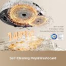 DREAME L40 Ultra Robot Vacuum with Removable & Liftable Mop. Extendable & Liftable SideBrush. 11.000Pa Suction. 149℉ Mop & Washboard Self Cleaning. Auto-Empty. Auto Refill. Voice Control